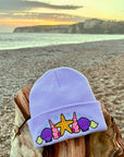 Shell Crown Beanie Hat III - Anemone Lilac - Merpola
