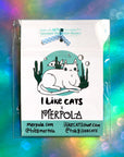 Clamshell Kitty Keyring (I Like Cats x Merpola) - Merpola