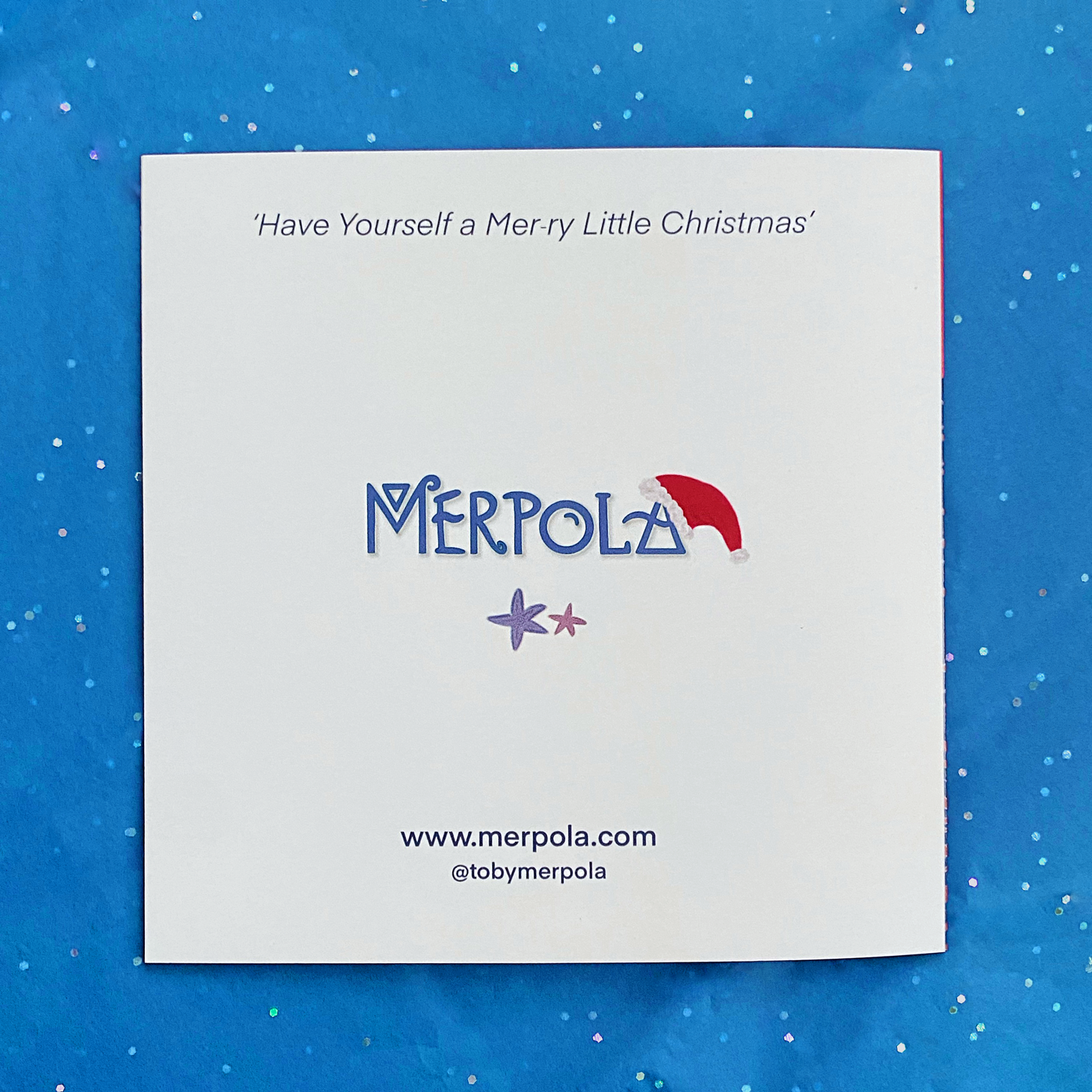 Holiday Xmas Card - Have Yourself a MeRry Little Christmas - Merpola