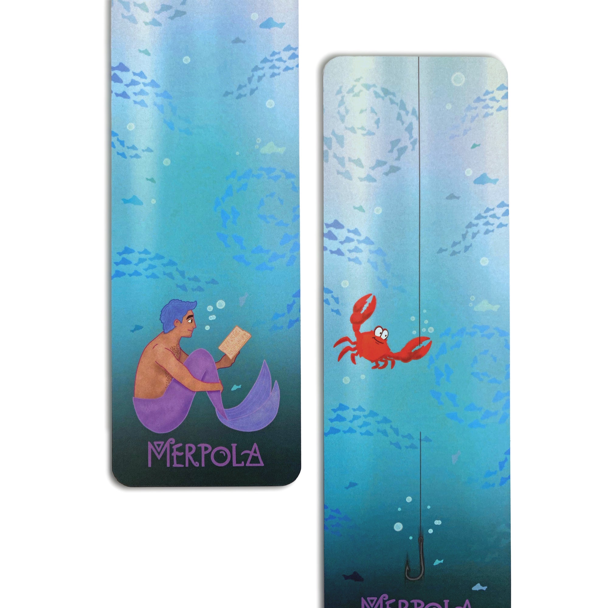 Deep Sea Bookmark - Double Sided - Merpola