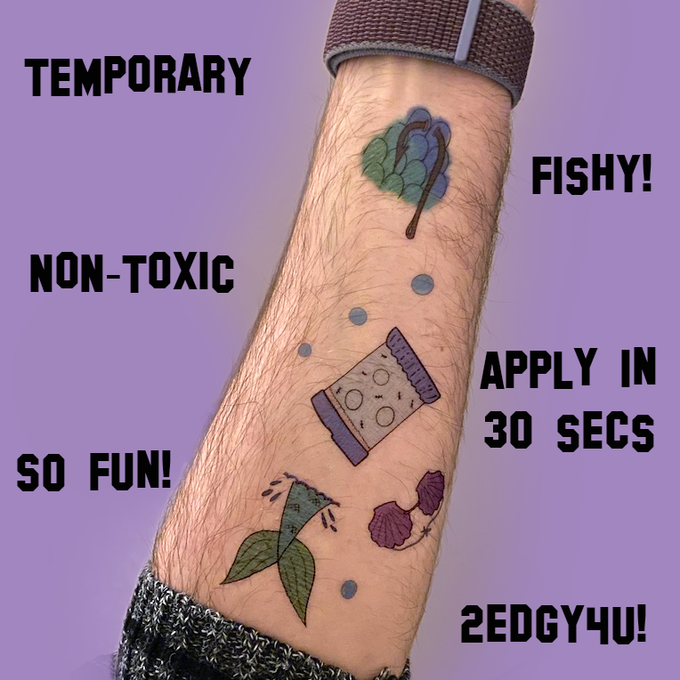 Temporary Tattoos! - Merpola