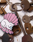 Clamshell Kitty Keyring (I Like Cats x Merpola) - Merpola