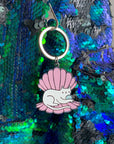 Clamshell Kitty Keyring (I Like Cats x Merpola) - Merpola