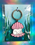 Clamshell Kitty Keyring (I Like Cats x Merpola) - Merpola