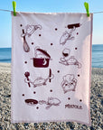 Kitchen Crabs Cotton Tea-Towel - Merpola