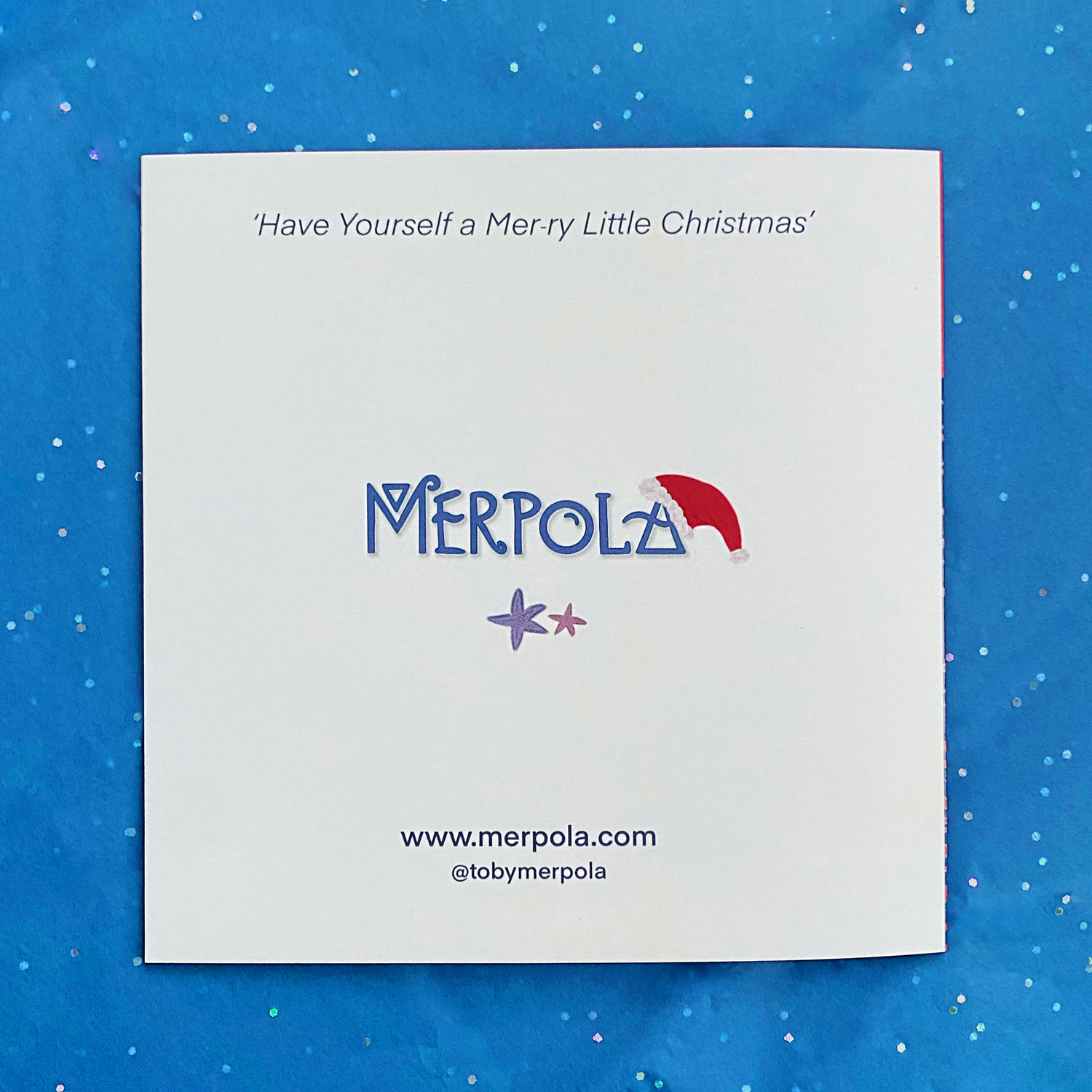 Holiday Xmas Card - Have Yourself a MeRry Little Christmas