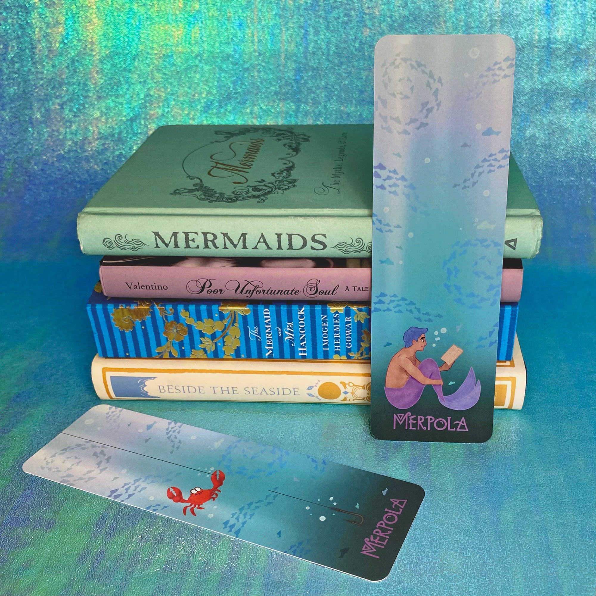 Deep Sea Bookmark - Double Sided - Merpola