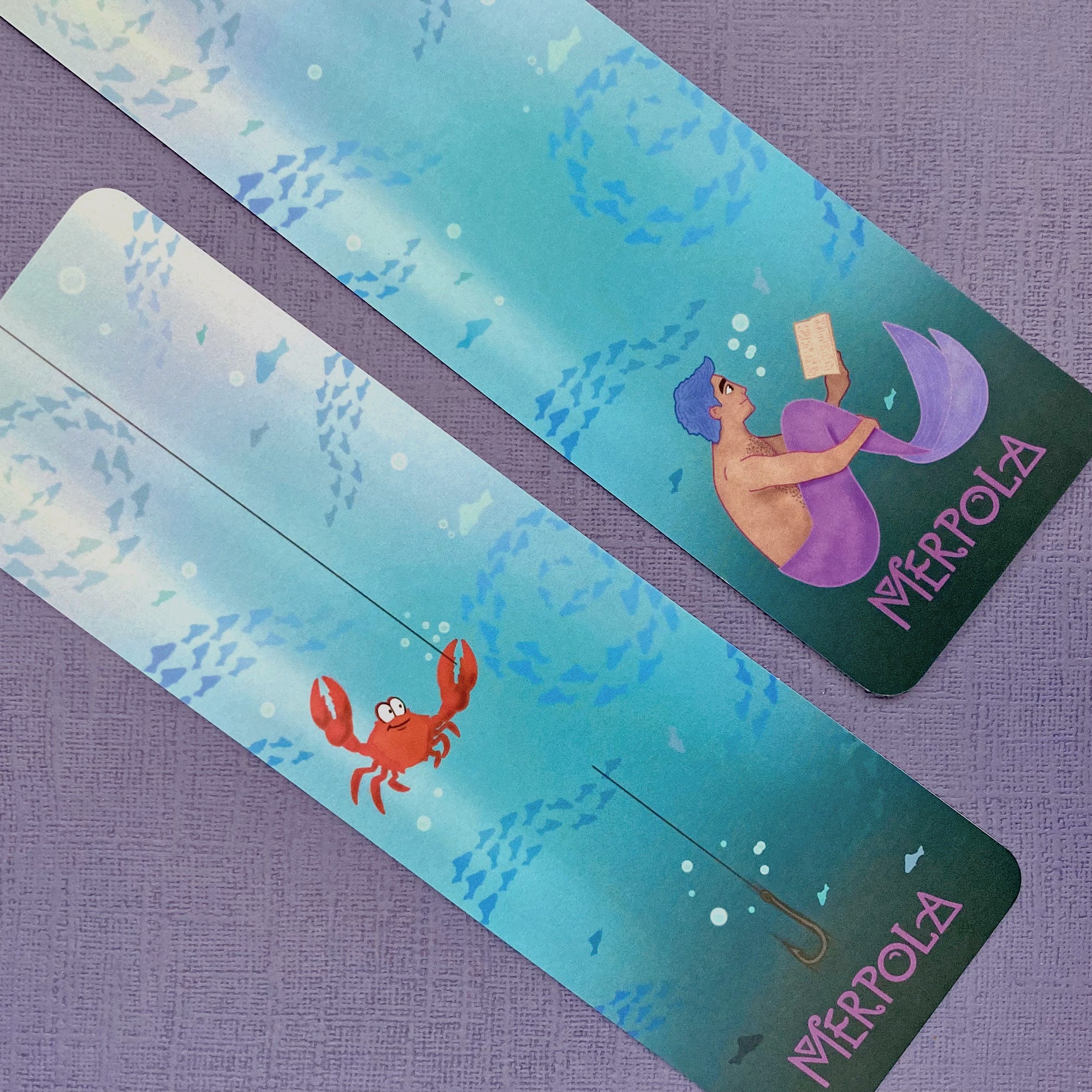 Deep Sea Bookmark - Double Sided - Merpola