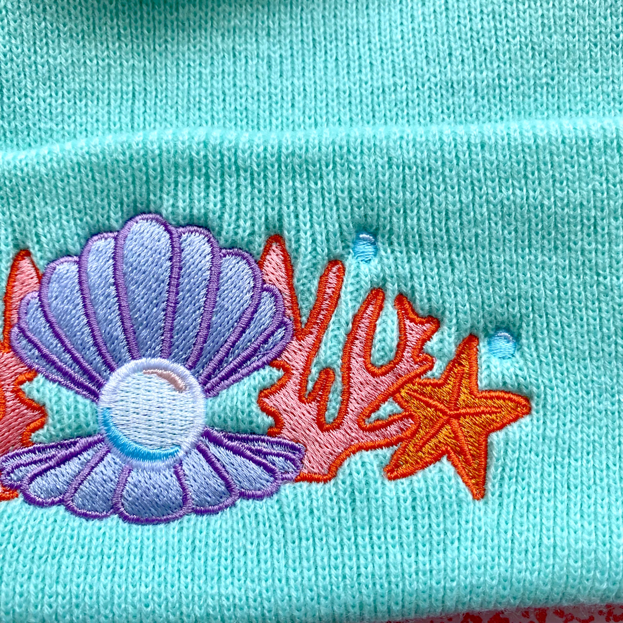 Shell Crown Beanie Hat &#39;22 - Seafoam Mint
