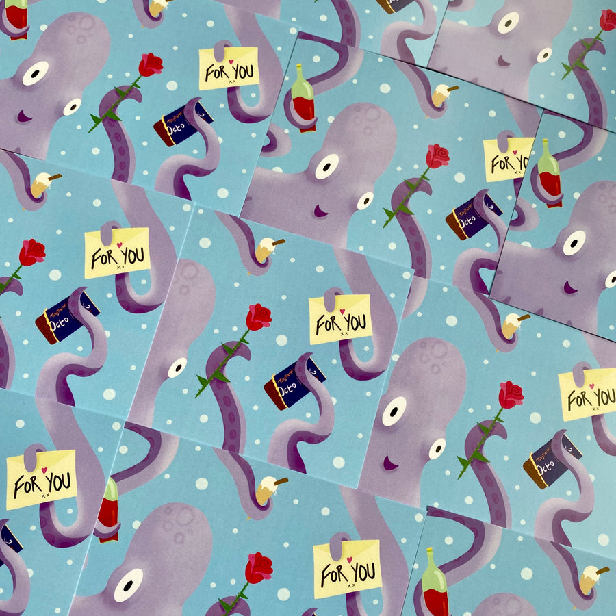 Octo Romance A6 Postcard