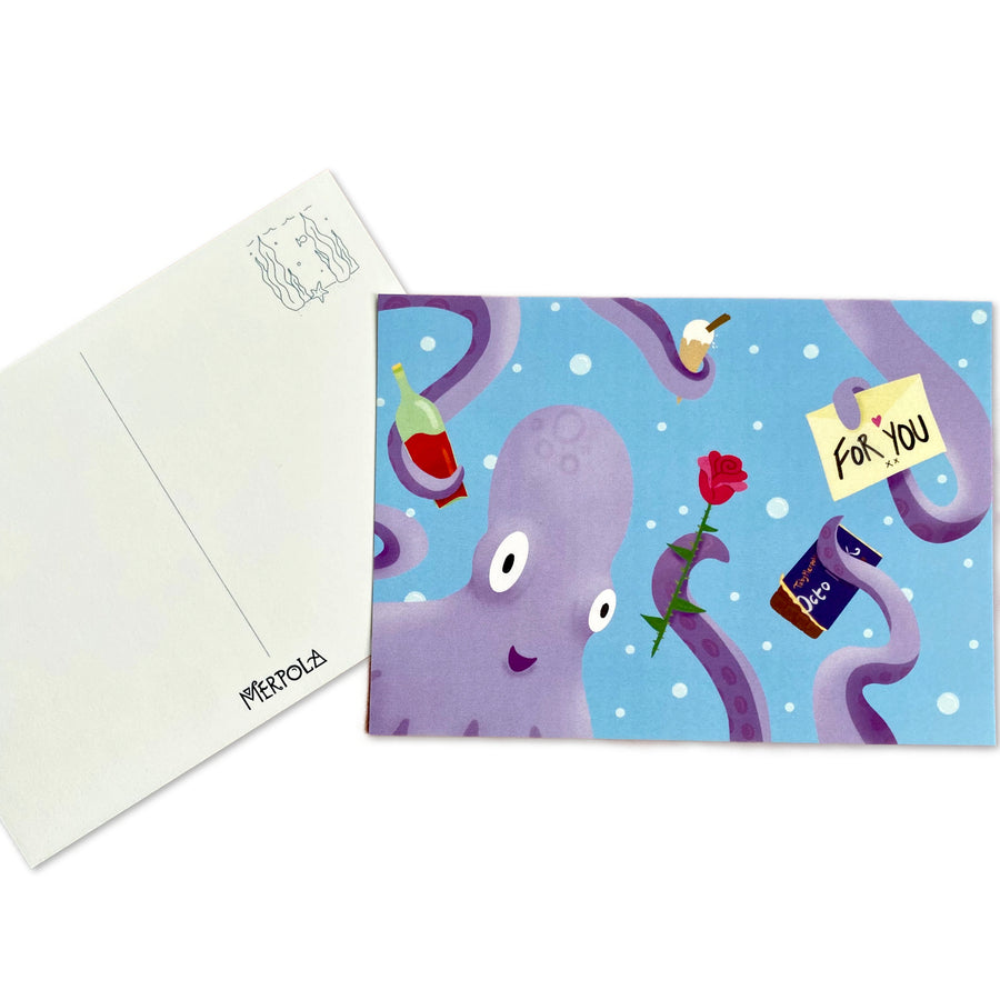 Octo Romance A6 Postcard