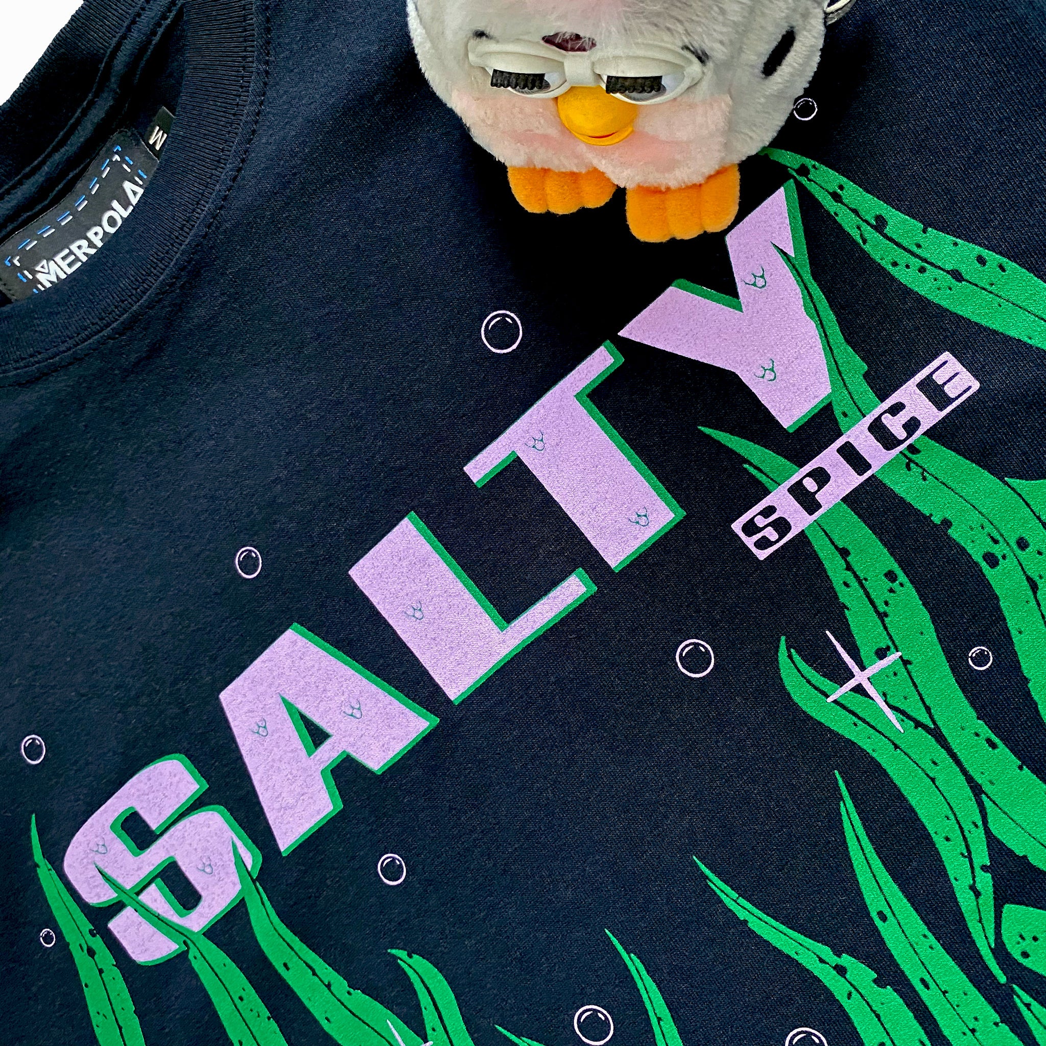 Salty Spice Tee - Black Unisex T-Shirt - Merpola