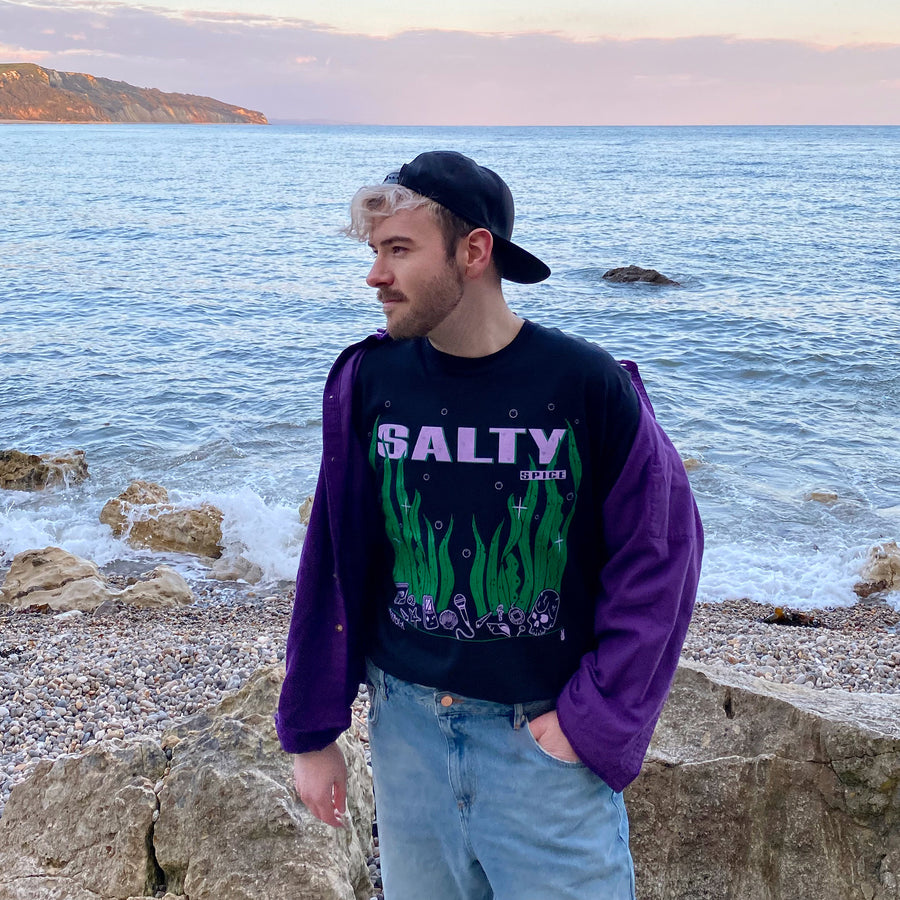Merpola Salty Spice Unisex T-shirt Tee 90s Toby King