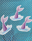 Summer Splash - Mermaid Tail Vinyl Sticker - Merpola