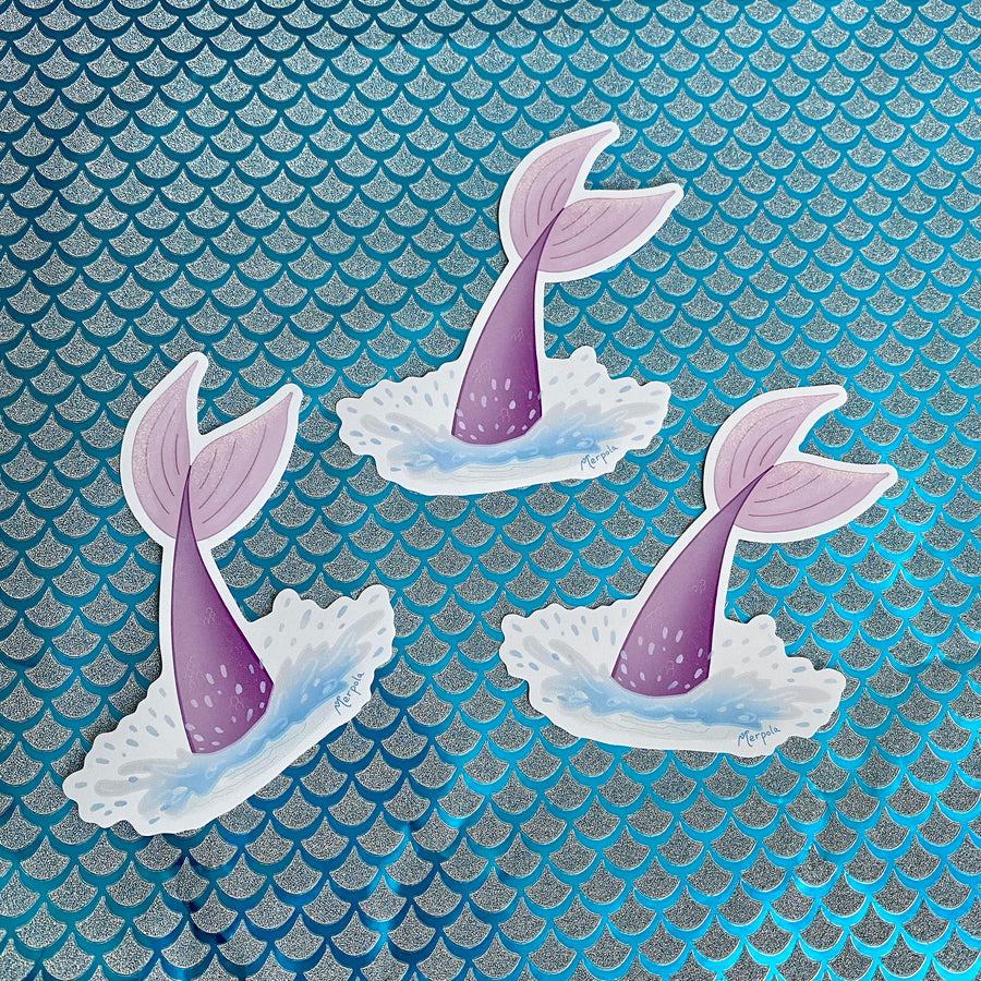 Summer Splash - Mermaid Tail Vinyl Sticker