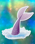 Summer Splash - Mermaid Tail Vinyl Sticker - Merpola