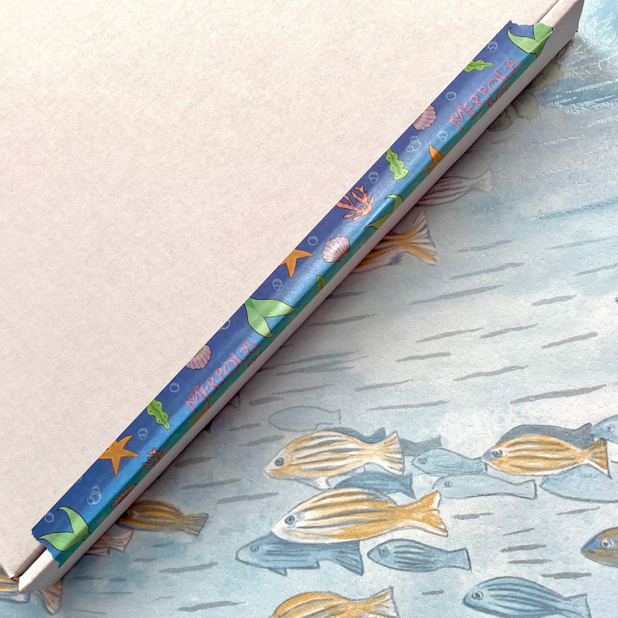 Washi Decoration Sticky Tape - 'Blue Mermaid Tail'