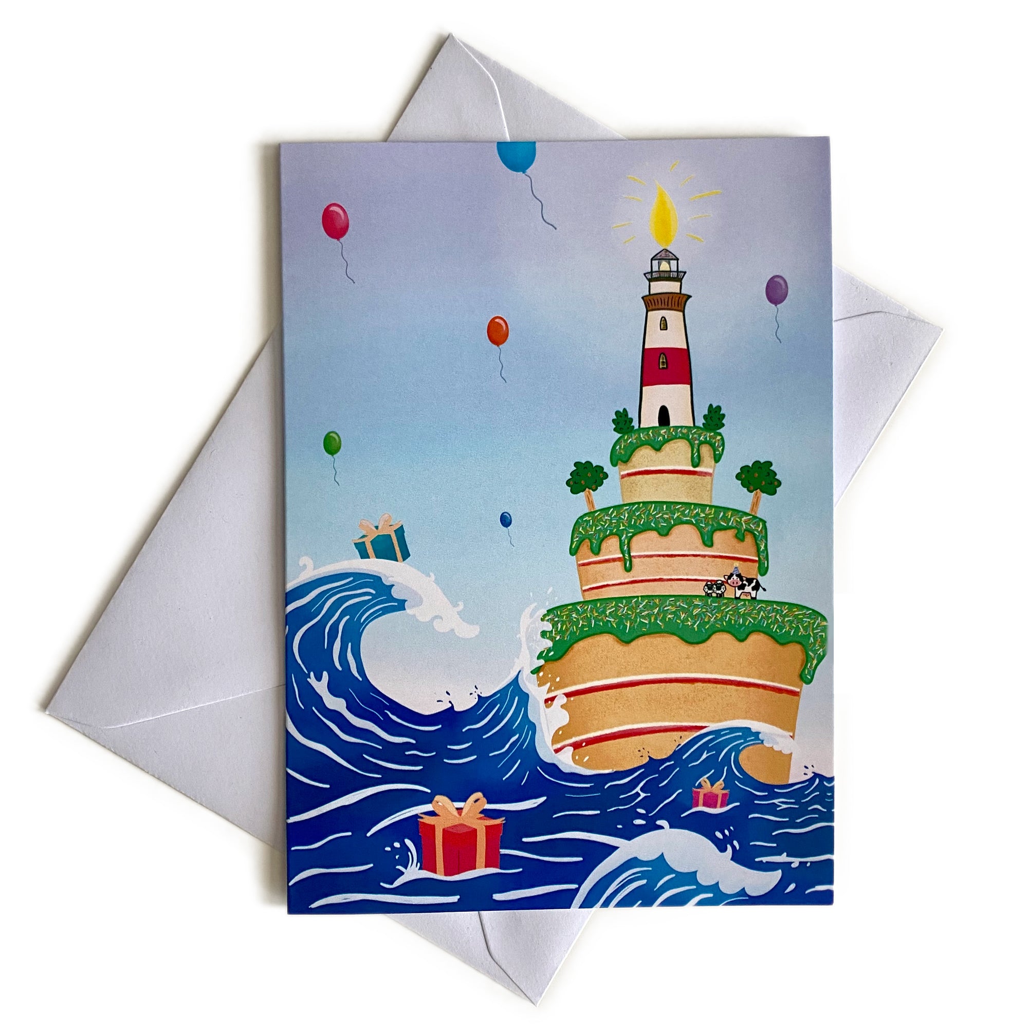 Greeting Card - Happy Birthday Island - Merpola