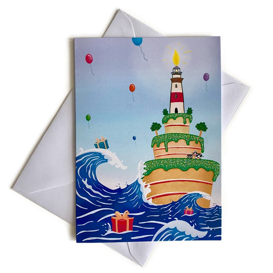Greeting Card - Happy Birthday Island