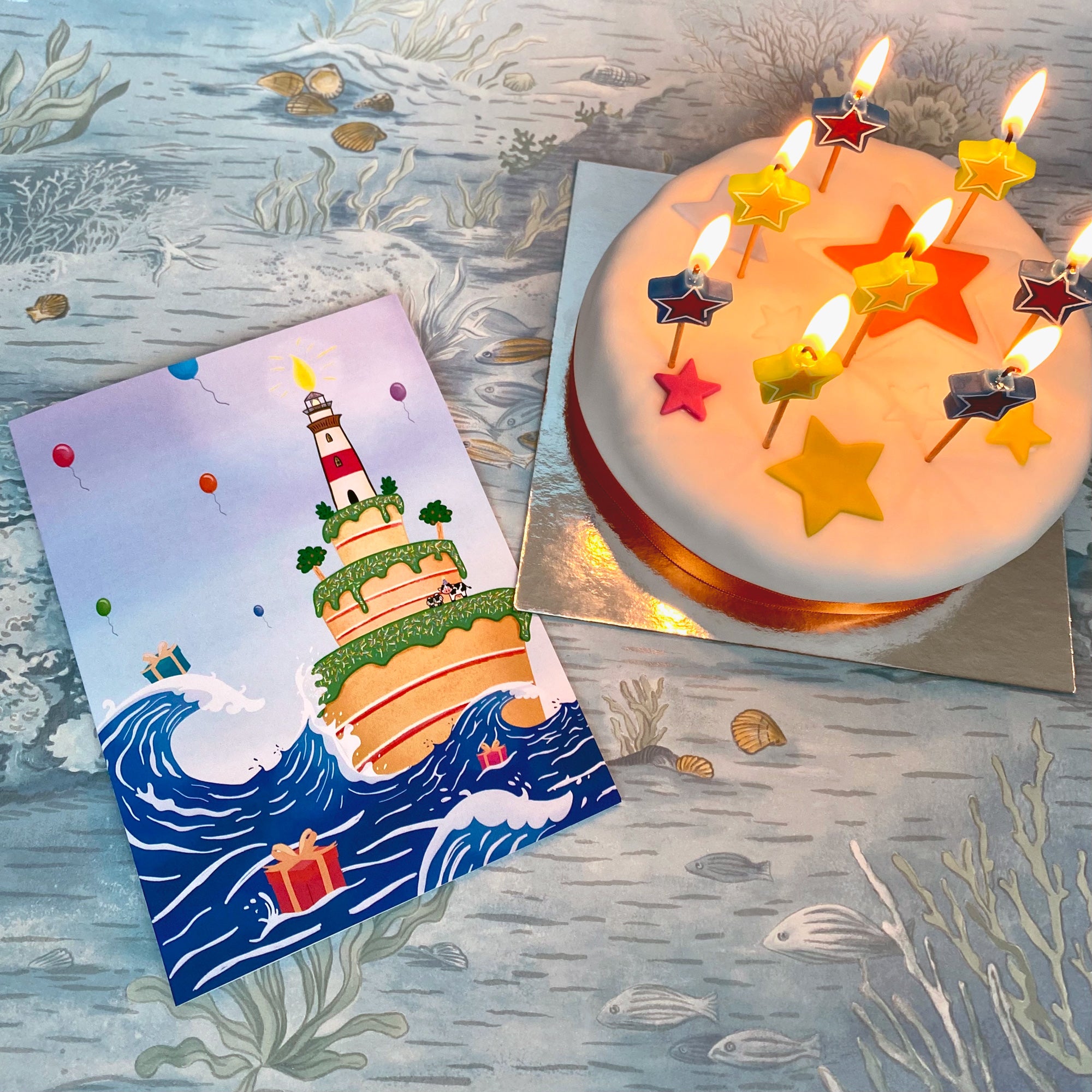 Greeting Card - Happy Birthday Island - Merpola