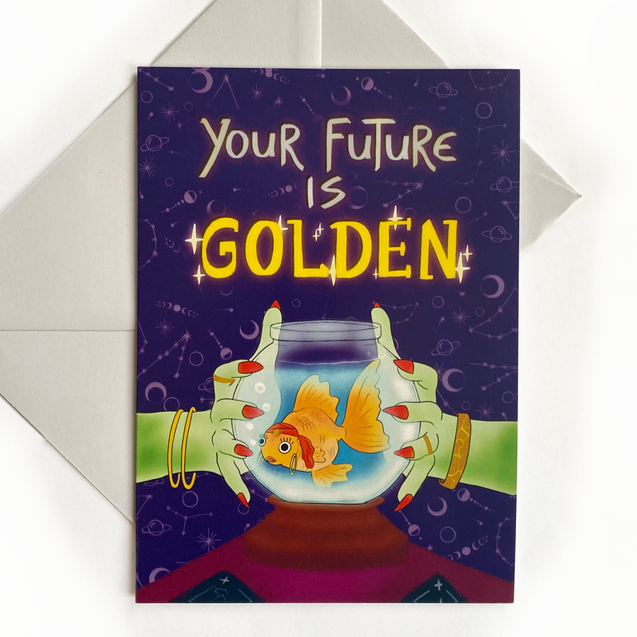 Greeting Card - Your Future Is Golden
