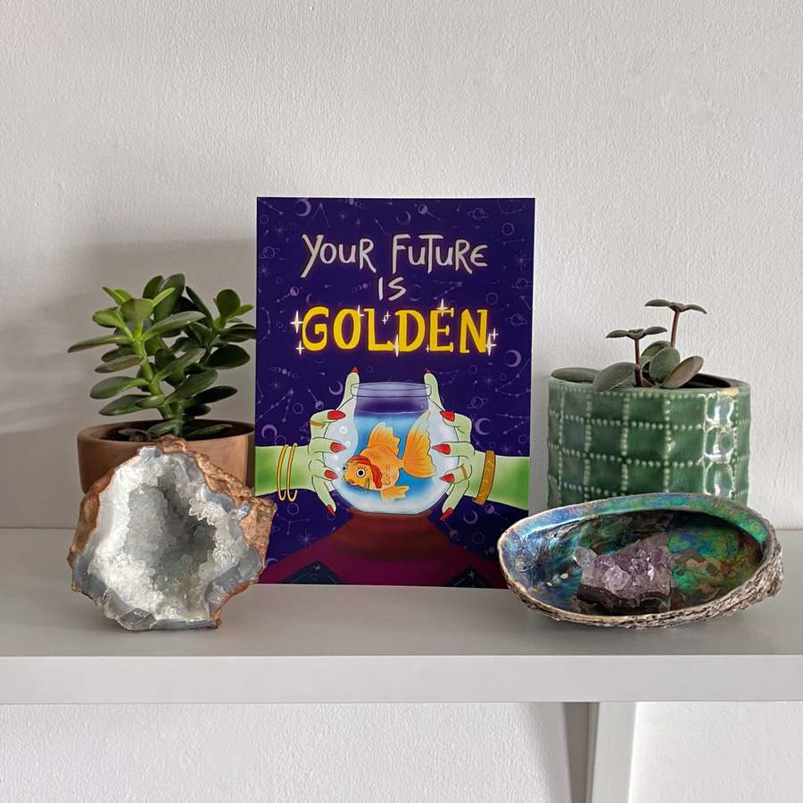 Greeting Card - Your Future Is Golden
