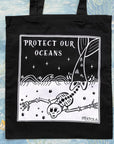 Protect Our Oceans Tote Bag - Merpola