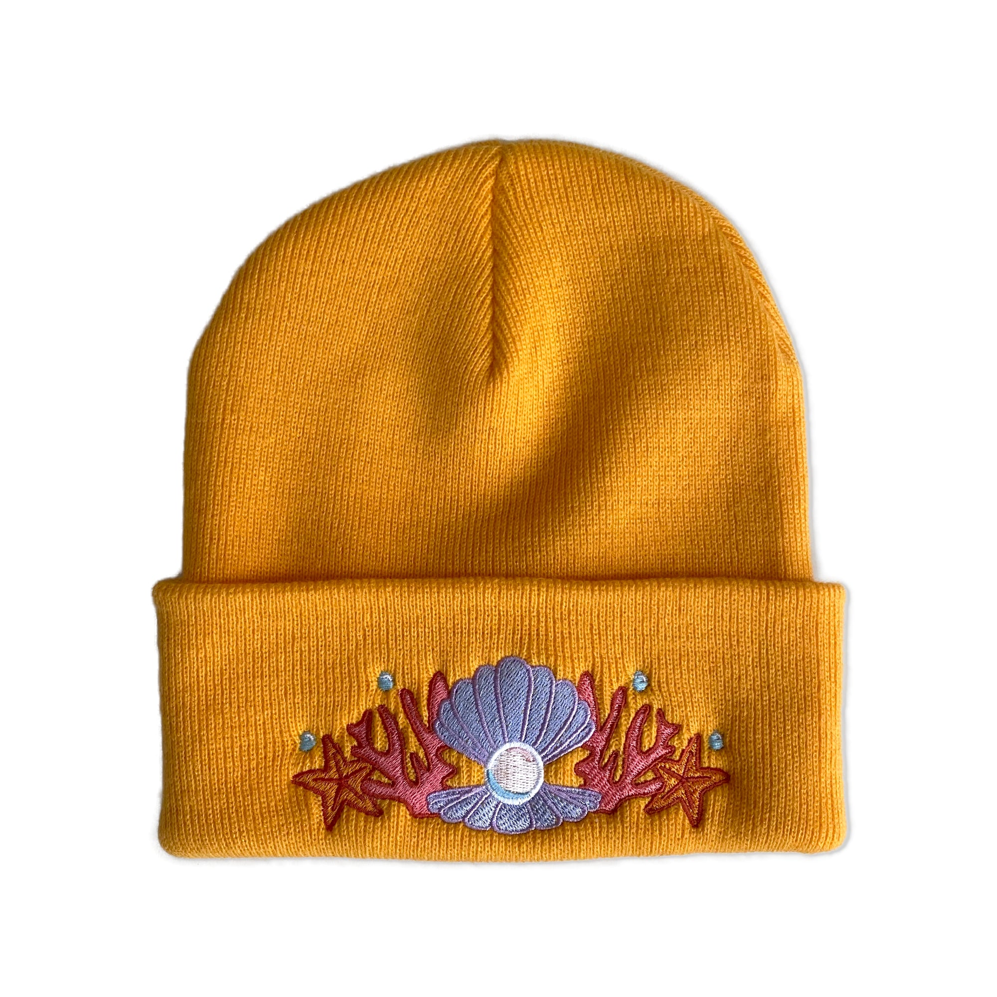 Shell Crown Beanie Hat &#39;22 - Starfish Gold