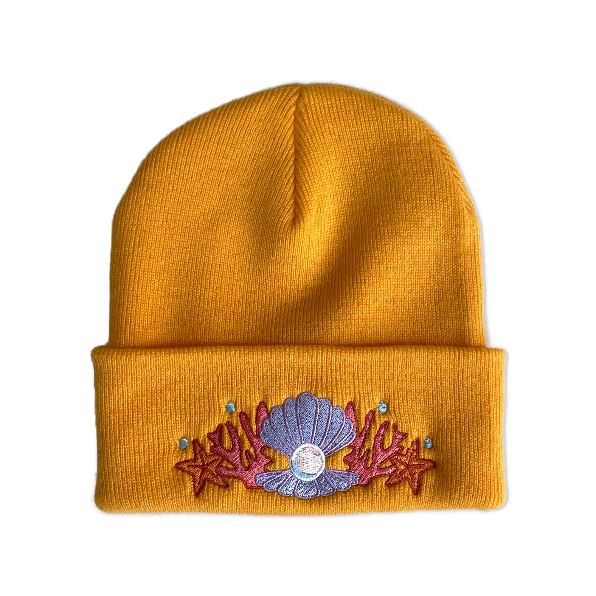 Shell Crown Beanie Hat '22 - Starfish Gold - Merpola