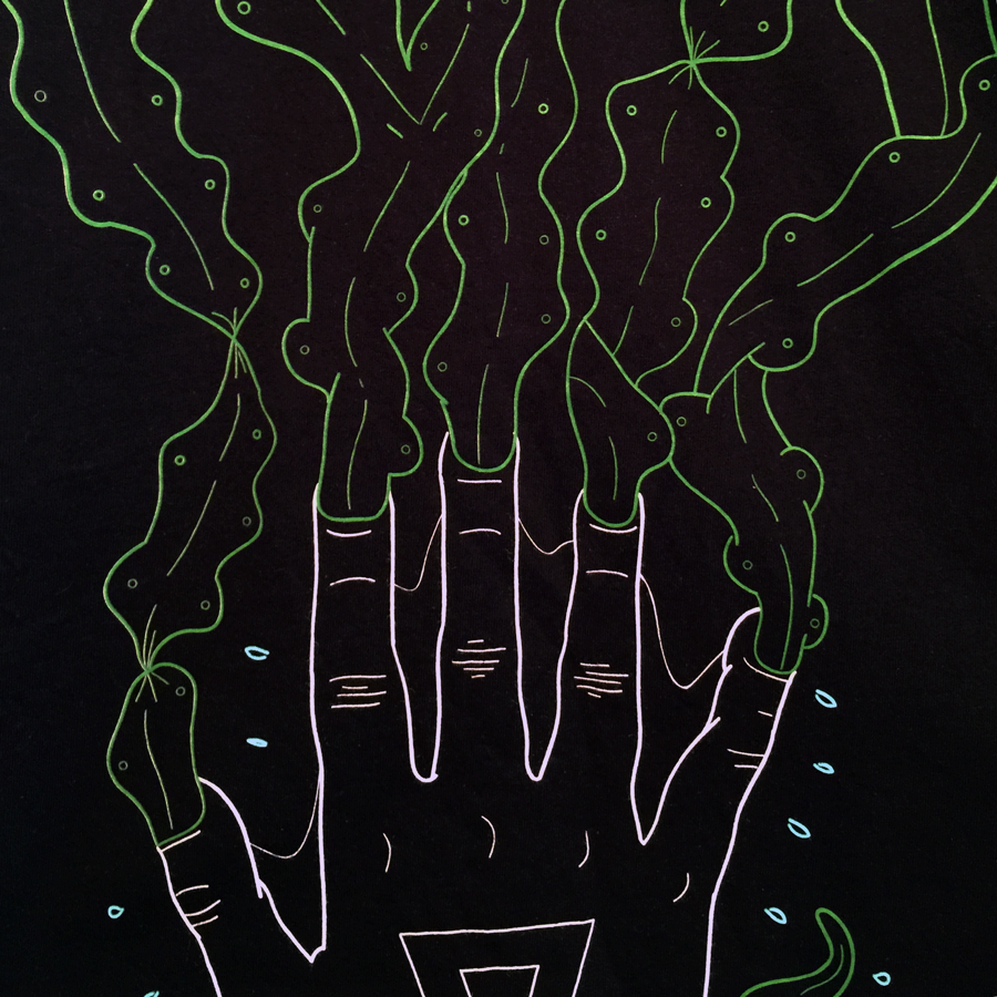 Kelp Me! Tee - Black Unisex T-Shirt - Merpola