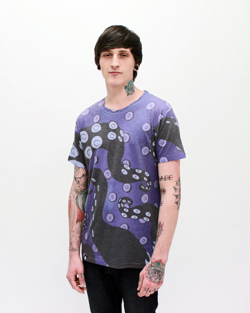 Hey Sucker! Tentacle Tee - Unisex T-Shirt - Merpola